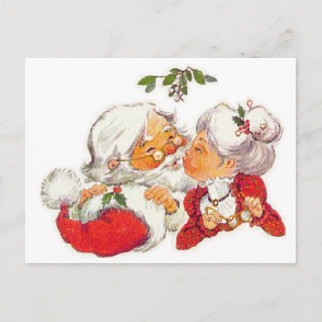 Weihnachten Weihnachten Weihnachten Kissing Frau C (Vorderseite)