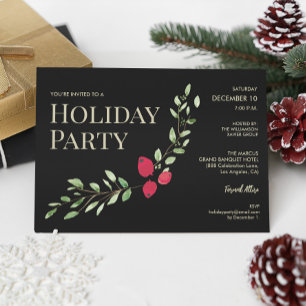 Weihnachten Weihnachten Weihnachten Red Holly Corp Einladung