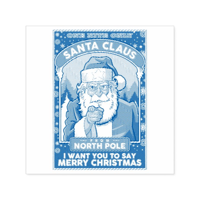 Weihnachten Weihnachten Weihnachten sagt Frohe Wei Permastempel (Design)