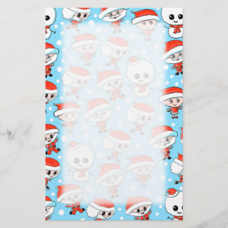 Weihnachten Weihnachten Weihnachten und Schneemann Briefpapier