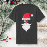 Weihnachten Weihnachten Weihnachten Weihnachten de T-Shirt<br><div class="desc">Sag allen, wer der Weihnachtsmann am liebsten ist. Shirt enthält einen Santa Claus Hut, Schnurrbart, Bart und Text, der "Santa's Favorite" Boss - oder Sie können das Feld ausfüllen. . . . Krankenschwester, Onkel, Vater, Tante, Mama, Ingenieur, Hundelover, etc. Passen Sie den Text mit jedem "Favoriten" an. Macht ein lustiges...</div>