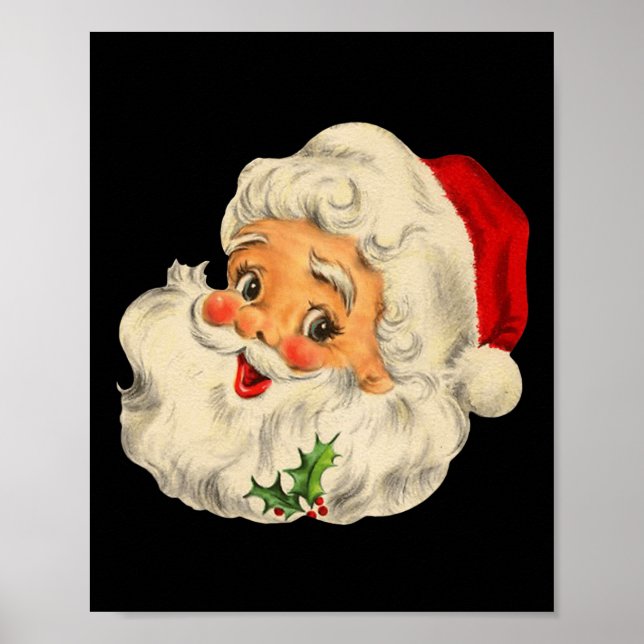Weihnachten Weihnachten Weihnachten Weihnachtsmann Poster (Vorne)