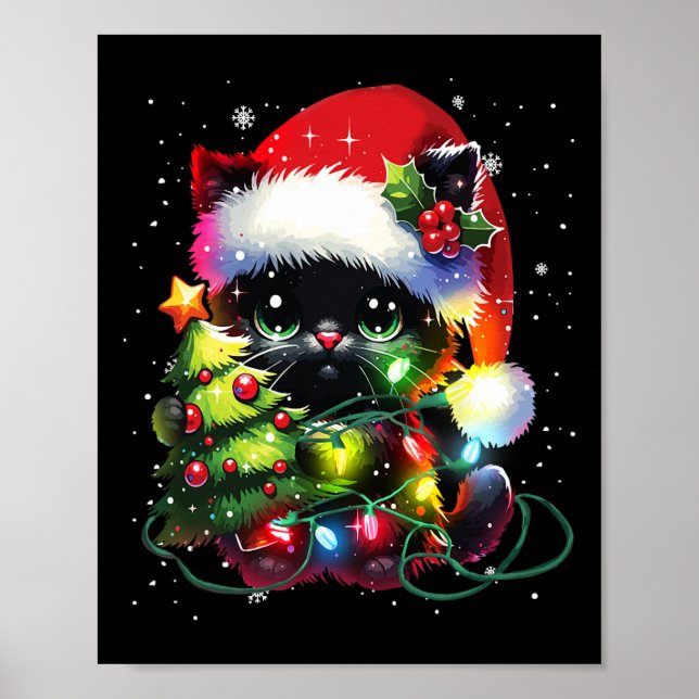 Weihnachten Weihnachten Weihnachts-Weihnachtsmannm Poster (Vorne)