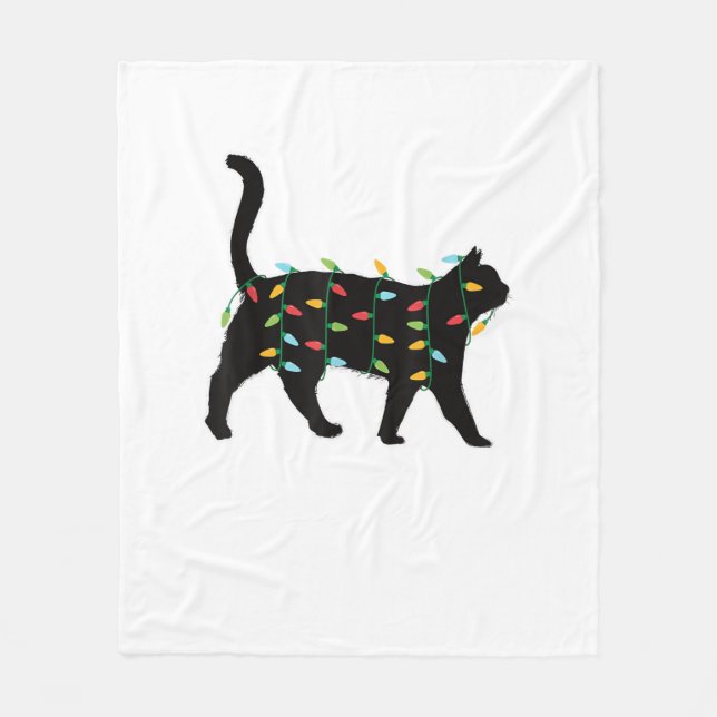 Weihnachten Weihnachten Weihnachtsgeschenk für Tie Fleecedecke (Vorderseite)