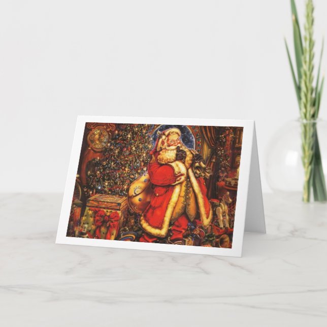 Weihnachten Weihnachten Weihnachtsmann glückliche  (Vorderseite)