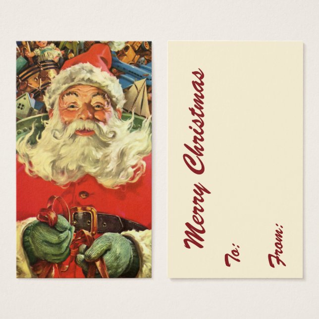 Weihnachten Weihnachten Weihnachtsmann im Roten Me (Vorne & Hinten)