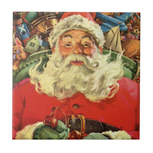Weihnachten Weihnachten Weihnachtsmann im Roten Me Fliese