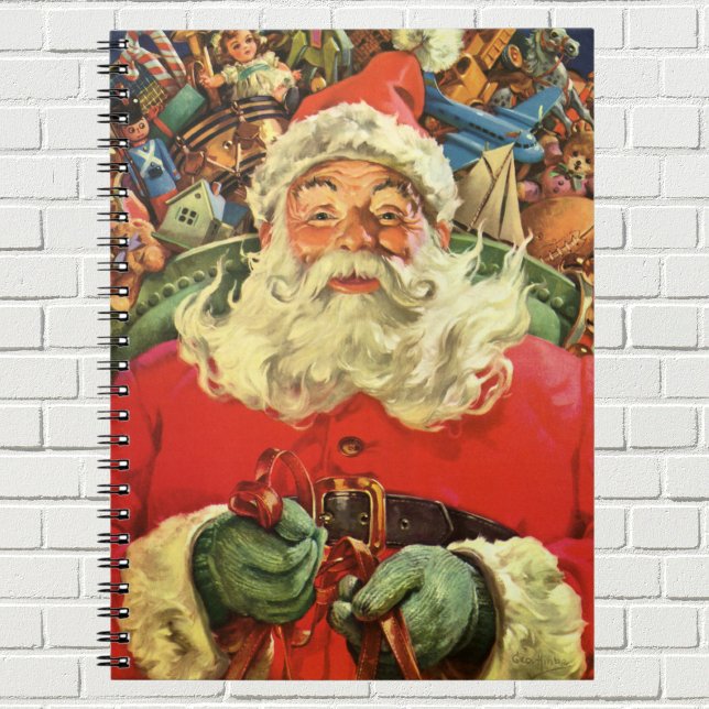 Weihnachten Weihnachten Weihnachtsmann im Roten Me Notizblock (Von Creator hochgeladen)