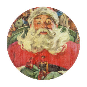 Weihnachten Weihnachten Weihnachtsmann im Roten Me Schneidebrett