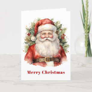 Weihnachten Weihnachten Weihnachtsmann Lächeln
