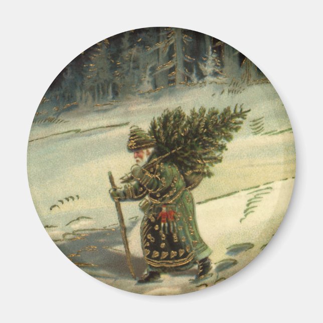 Weihnachten, Weihnachten, Weihnachtsmann mit einem Magnet (Vorne)