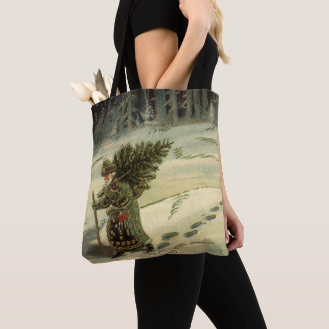 Weihnachten, Weihnachten, Weihnachtsmann mit einem Tasche (Von Nahem)