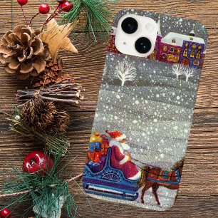 Weihnachten, Weihnachten, Weihnachtsmann, Pferd Op Case-Mate iPhone Hülle