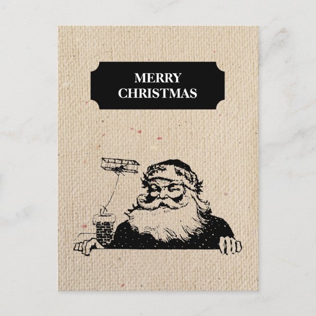Weihnachten Weihnachten Weihnachtsmann Rustikale I (Vorderseite)