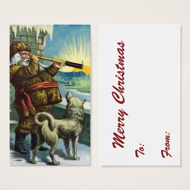 Weihnachten Weihnachten Weihnachtsmann Telescope D (Vorne & Hinten)
