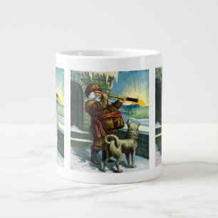 Weihnachten Weihnachten Weihnachtsmann Telescope D Jumbo-Tasse