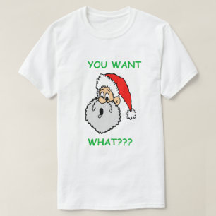 Weihnachten Weihnachten Weihnachtsmann Überraschun T-Shirt
