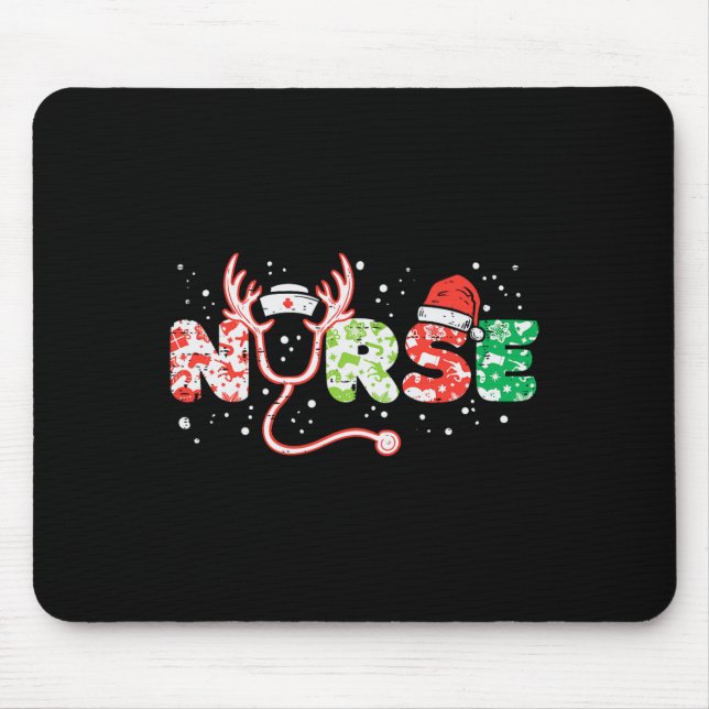 Weihnachten Weihnachten Weihnachtsschüler Weihnach Mousepad (Vorne)