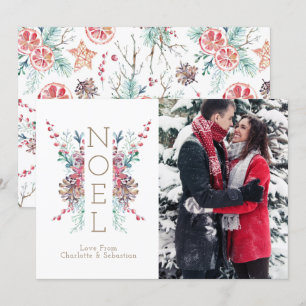 Weihnachten Weihnachts-Foto Personalisiert Winter Einladung