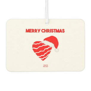 Weihnachten Weihnachts-Herz-Rectangle Air Freshene Autolufterfrischer