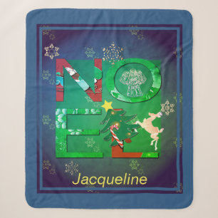 "Weihnachten" Weihnachts-Sherpa Blanket Sherpadecke