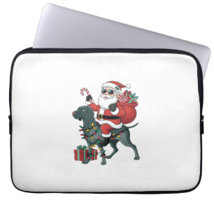 Weihnachten - Weihnachts-Weihnachtsbeleuchtung Gro Laptopschutzhülle