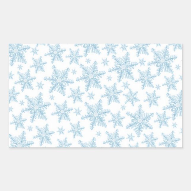 Weihnachten, Weihnachtsaufkleber Rechteckiger Aufkleber (Vorderseite)