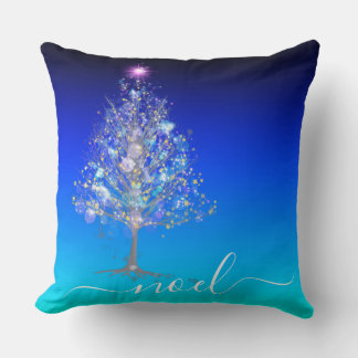 Weihnachten Weihnachtsbaum mit Nachricht Kissen