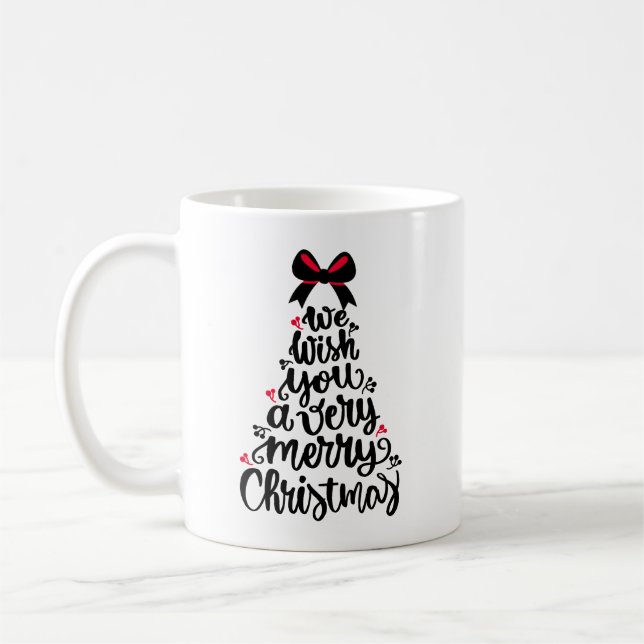 Weihnachten - Weihnachtsbaumliebhaber Kaffeetasse (Links)