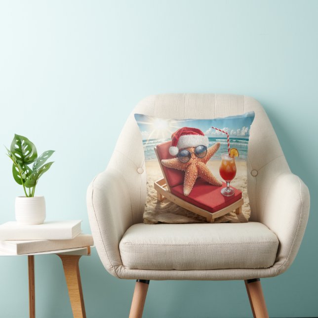 Weihnachten Weihnachtsfeier in einer Chaise Lounge Kissen (Stuhl )