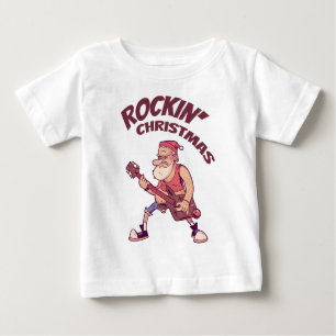 Weihnachten, Weihnachtsfeier mit Gitarre Invita Baby T-shirt