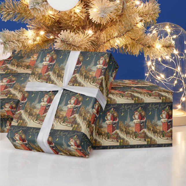 Weihnachten Weihnachtsfeiertag gekachelt Geschenkpapier (Feiertage)