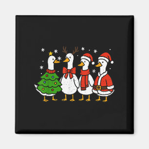 Weihnachten Weihnachtsgoose Albern Merry Goosemas Magnet