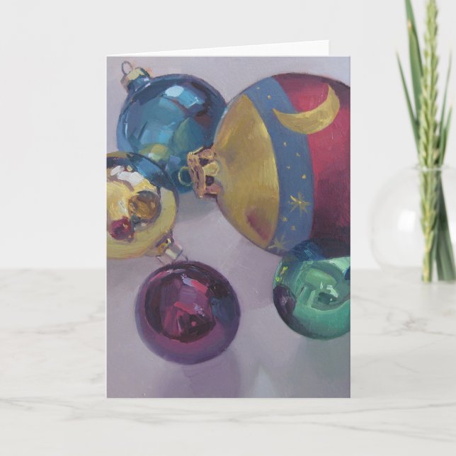 Weihnachten, Weihnachtskarte, leere Feiertagskarte (Vorderseite)