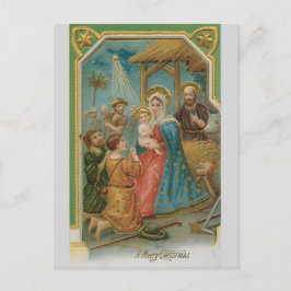 Weihnachten Weihnachtskrippe Christi Postkarte