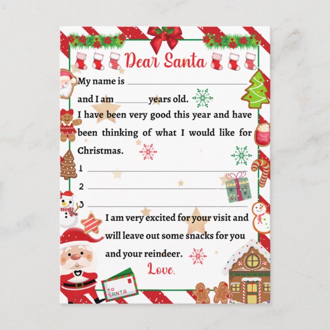 Weihnachten Weihnachtsmann (Vorderseite)