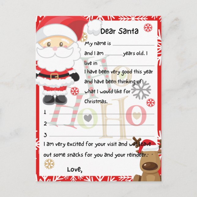 Weihnachten Weihnachtsmann (Vorderseite)