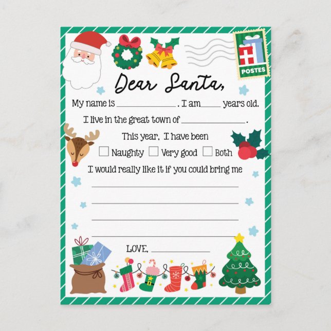 Weihnachten Weihnachtsmann (Vorderseite)