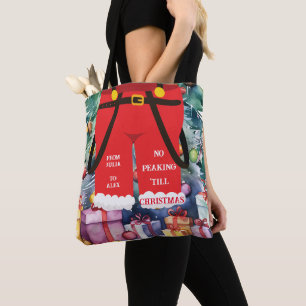 Weihnachten Weihnachtsmann Anzug Funny 2025 Weihna Tasche