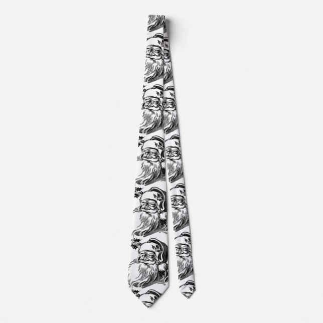 Weihnachten Weihnachtsmann Claus Neck Tie Krawatte (Vorderseite)