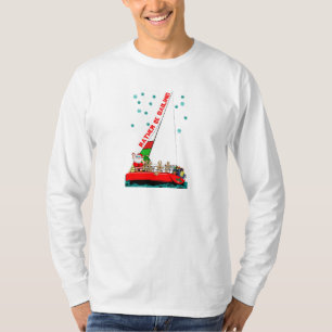 Weihnachten Weihnachtsmann in Sailboat T - Shirt