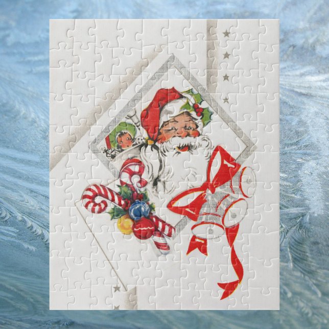 Weihnachten, Weihnachtsmann mit Candy Canes (Von Creator hochgeladen)