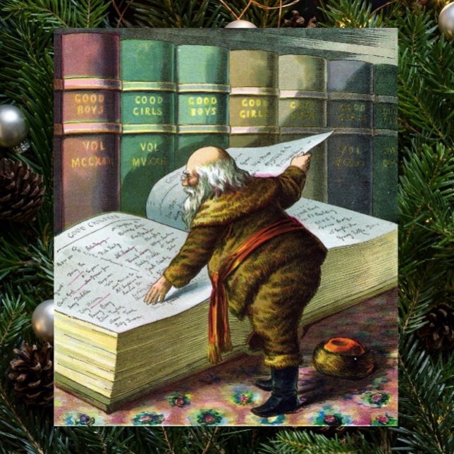 Weihnachten, Weihnachtsmann, Schöne Liste Poster (Von Creator hochgeladen)