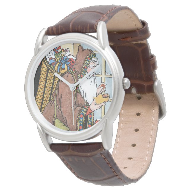 Weihnachten, Weihnachtsmann Spielzeug Schuhe Armbanduhr (Schrägansicht)