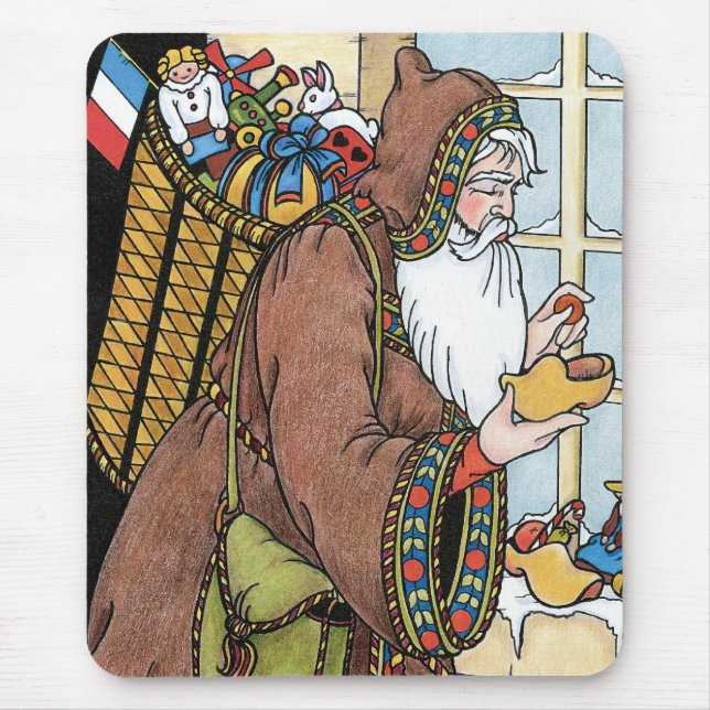 Weihnachten, Weihnachtsmann Spielzeug Schuhe Mousepad (Vorne)