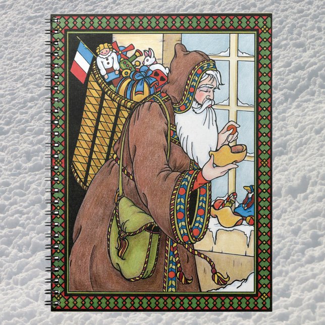 Weihnachten, Weihnachtsmann Spielzeug Schuhe Notizblock (Von Creator hochgeladen)