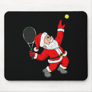Weihnachten Weihnachtsmann Tennis Spaß Jungen Mädc Mousepad