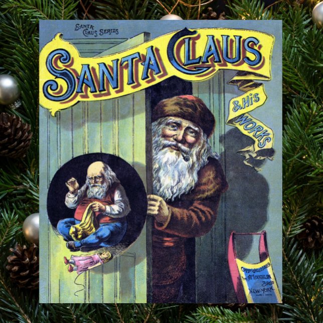 Weihnachten, Weihnachtsmann und sein Werk Poster (Von Creator hochgeladen)