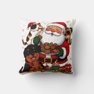 Weihnachten, Weihnachtsmann, Weihnachtsplätzchen,  Kissen