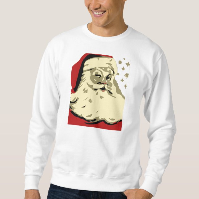 Weihnachten / Weihnachtsmänner Grafisches Sweat-Sh Sweatshirt (Vorderseite)